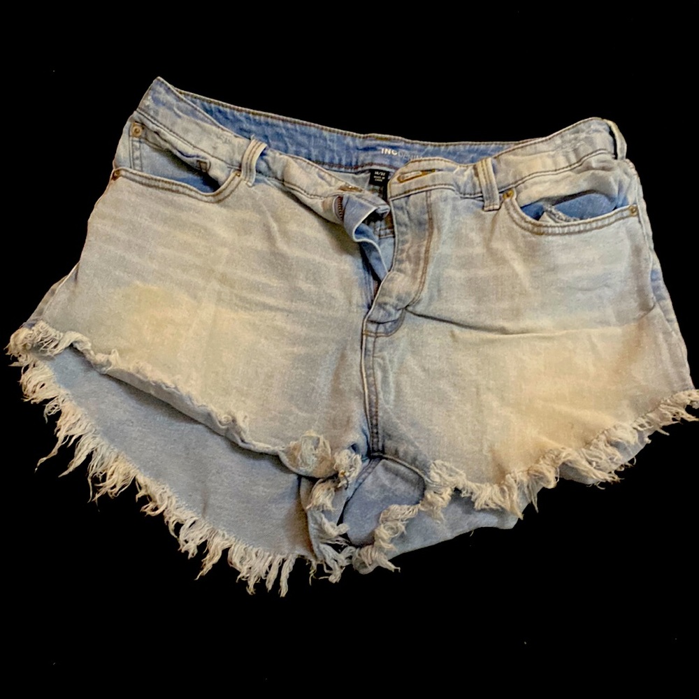 size 14/32 denim shorts